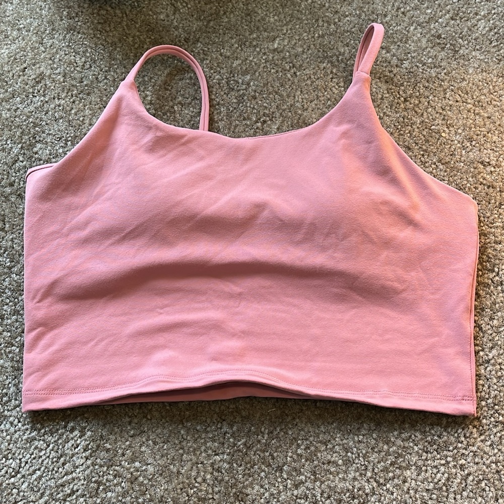 Pink Lily workout crop top